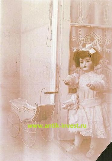 1900-ые годы старинная кукла коляска