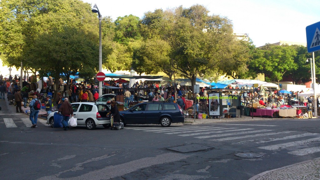 блошиный рынок Лиссабон Feira da Ladra
