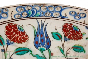 керамическая тарелка 1575 год iznik интернет аукцион антиквариата купить антиквариат продать