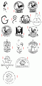 марки и клейма итальянская керамика FRIULI VENEZIA GIULIA
