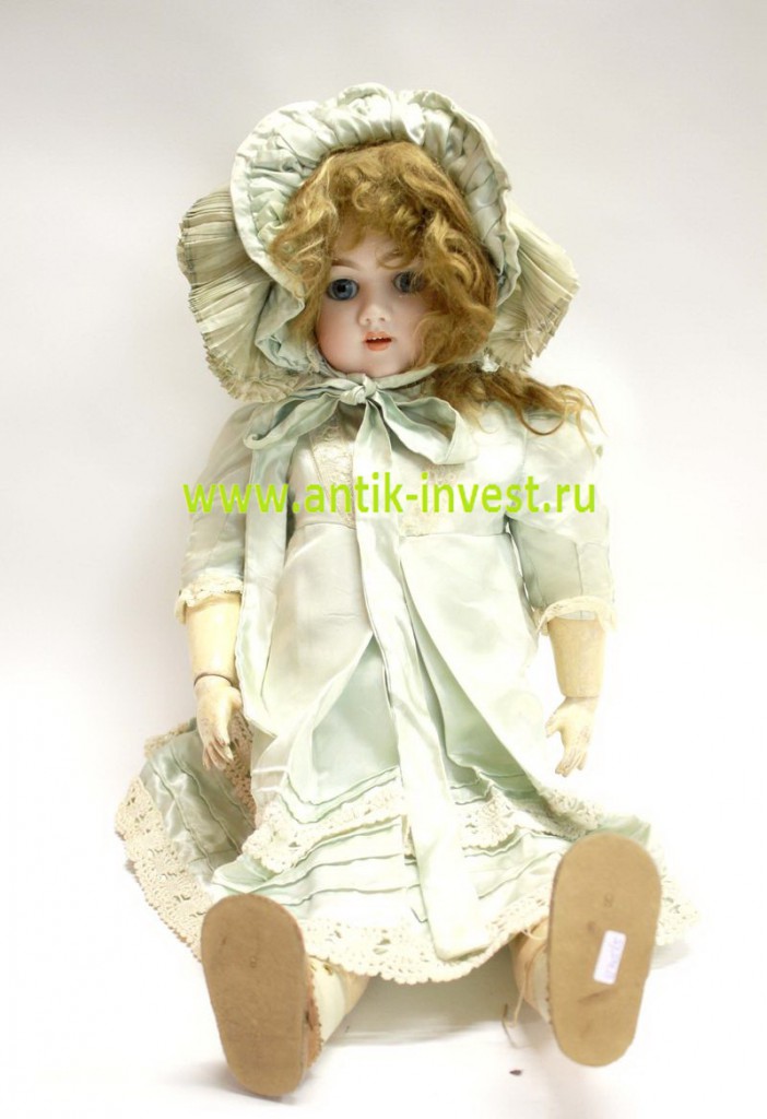 оригинал старинная кукла Heinrich Handwerck 109 63 см