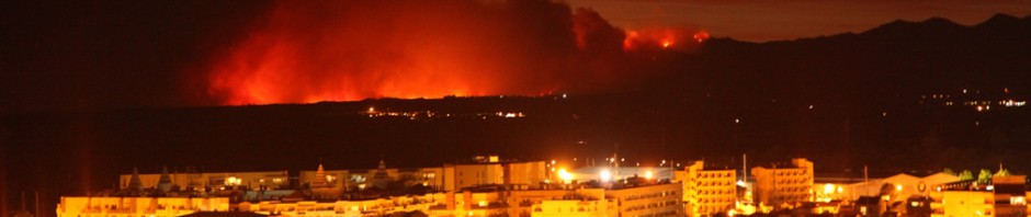 пожары в Испании лето 2012