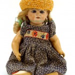 старинная испанская кукла голова фарфоровая корпус из композита 35 см