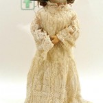старинная французская кукла голова из фарфора тело композиционное руки двигаются 67 см
