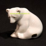 фарфоровый полярный медведь LLADRO 9 на 10 см