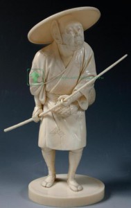 фигурка резьба по кости япония эпоха Мейдзи Meiji